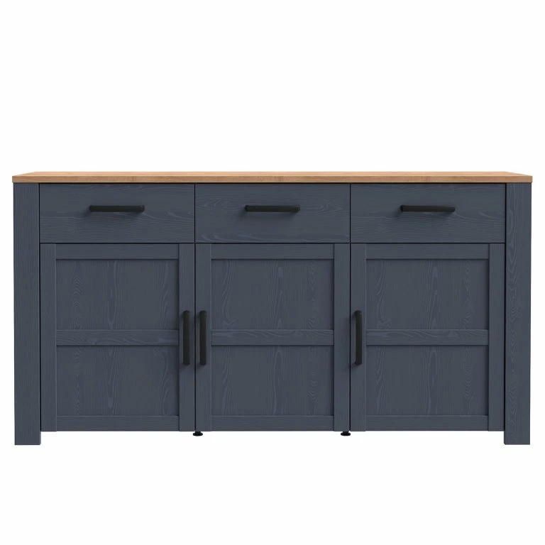 Loftscape Ridgevalley Buffet Vassia I – Imitation Chêne Navy / Imitation Chêne Riviera