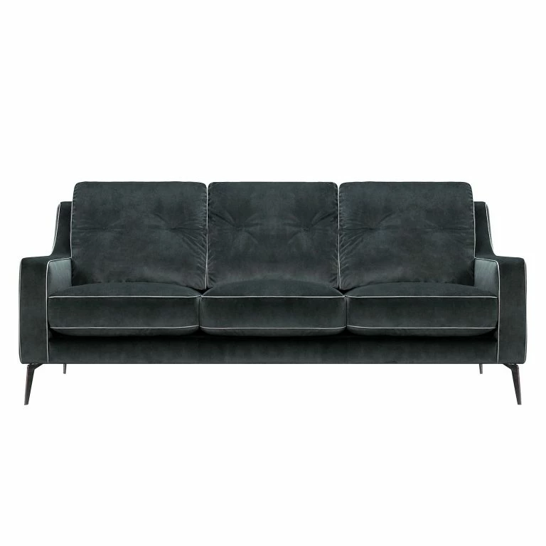 Loftscape Ridgevalley Canapé Jarinu (3 Places) – Tissu – Anthracite