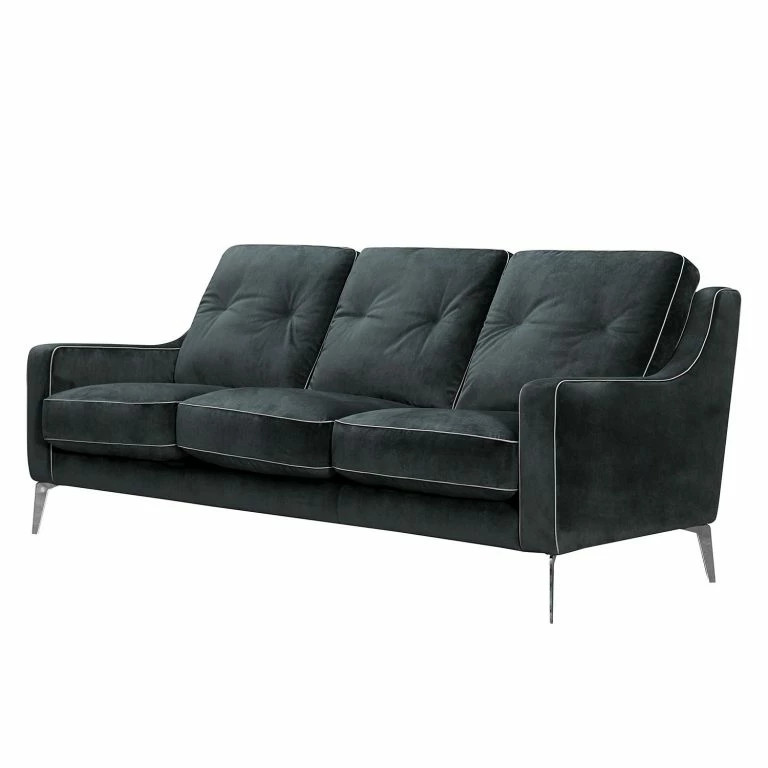 loftscape Ridgevalley Canapé Jarinu (3 places) – Tissu – Anthracite