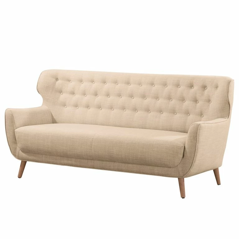 loftscape Ridgevalley Canapé Mansac (3 places) – Tissage à plat – Tissu Gila: Beige