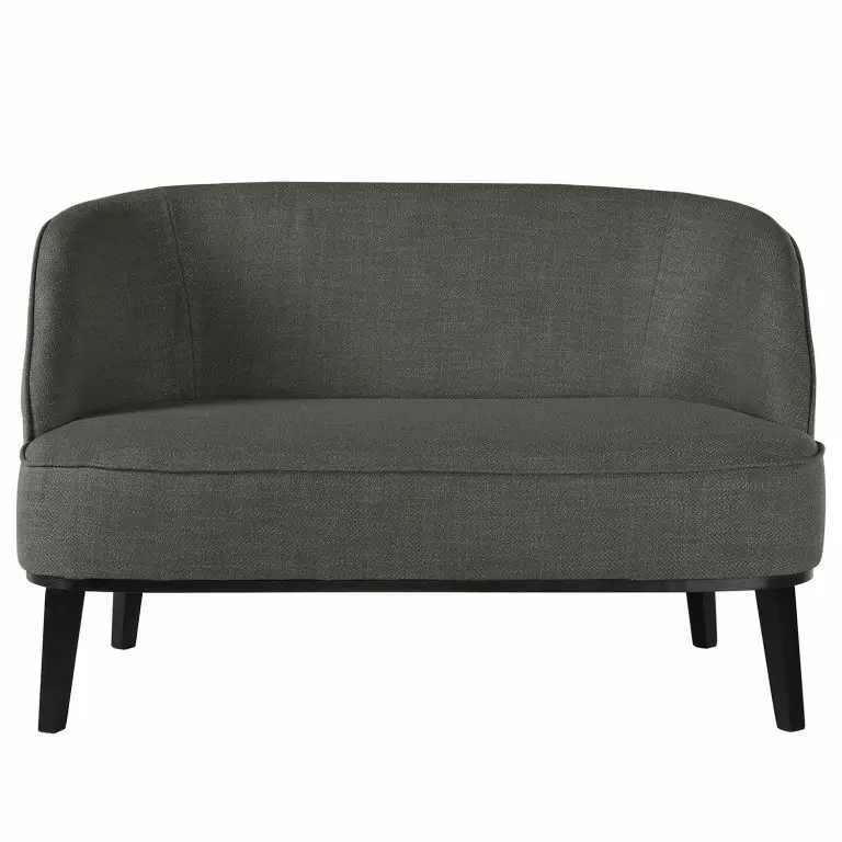 Loftscape Ridgevalley Canapé Voiteur (2-3 Places) – Tissu Noela: Gris – Hêtre Foncé