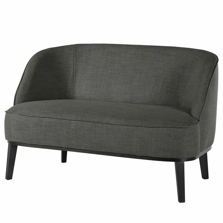 loftscape Ridgevalley Canapé Voiteur (2-3 places) – Tissu Noela: Gris – Hêtre foncé