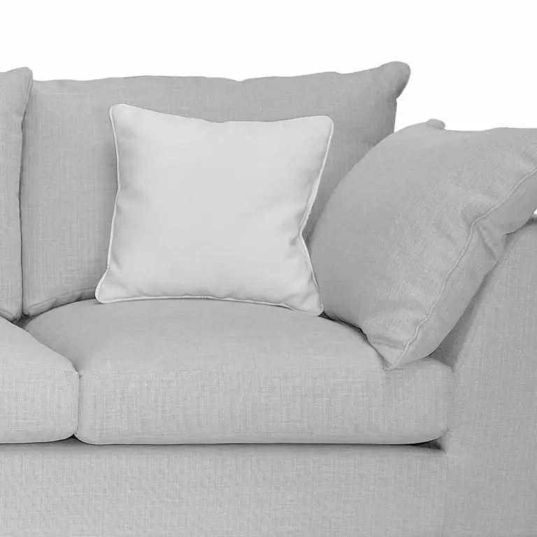 Loftscape Ridgevalley Canapé Wiers (3 Places) – Tissu – Gris Clair