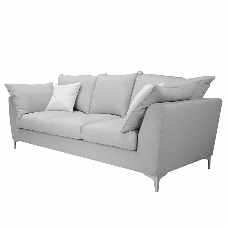 loftscape Ridgevalley Canapé Wiers (3 places) – Tissu – Gris clair