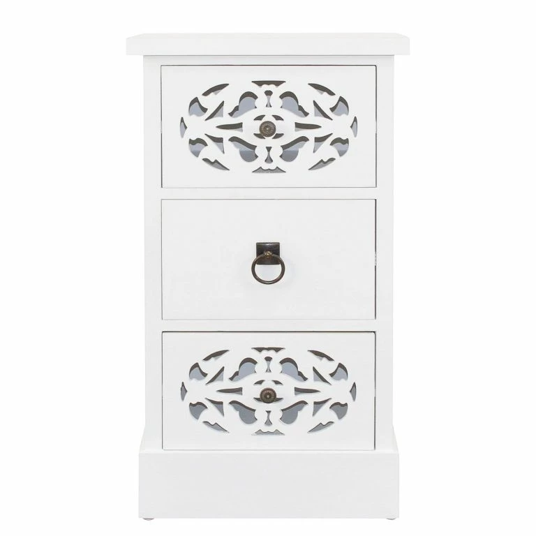 loftscape Ridgevalley Commode Jabiru – Blanc – Hauteur : 71 cm