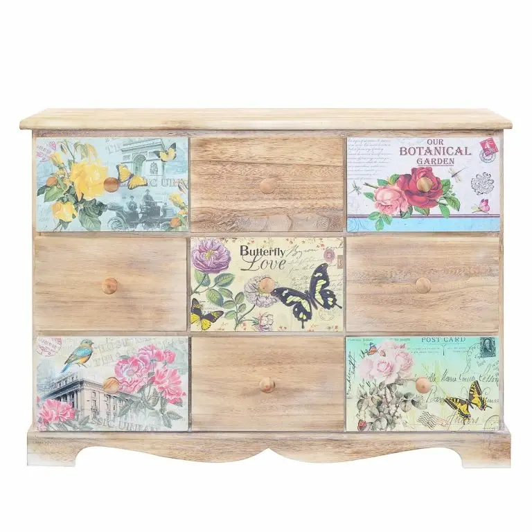 Loftscape Ridgevalley Commode Kregme – Partiellement En Paulownia Massif – Marron