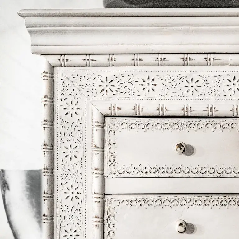 Loftscape Ridgevalley Commode Missoula – Manguier Massif – Blanc Vintage