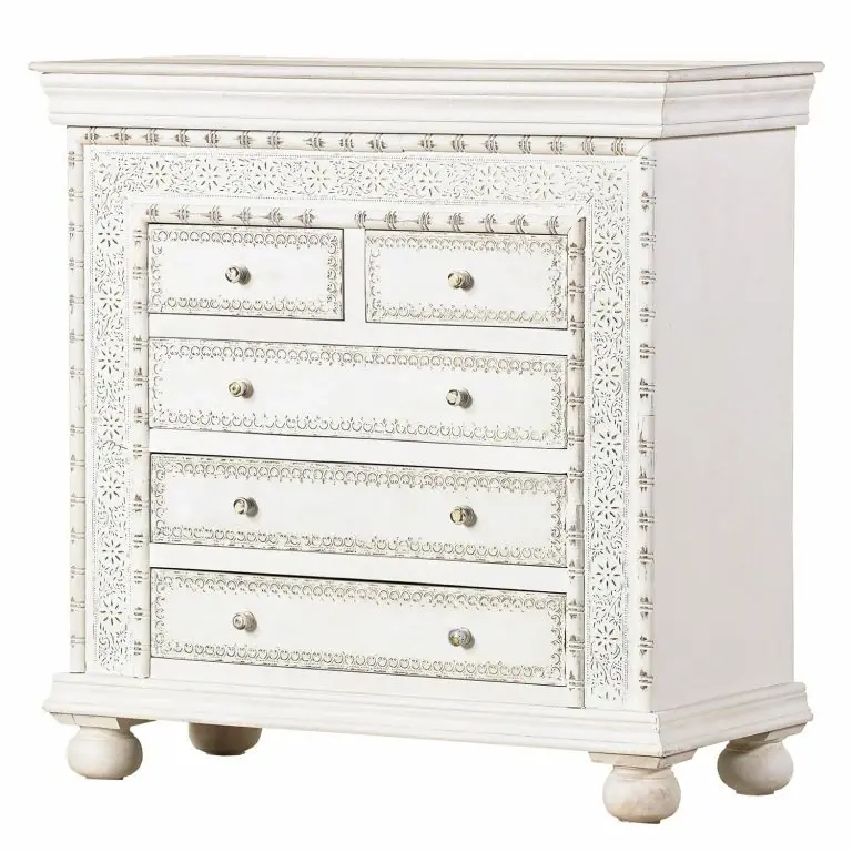 loftscape Ridgevalley Commode Missoula – Manguier massif – Blanc vintage
