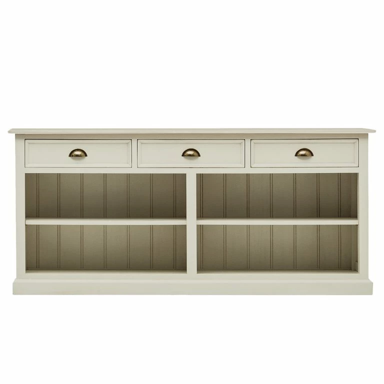Loftscape Ridgevalley Commode Sollerön II – Pin Blanc / Laiton