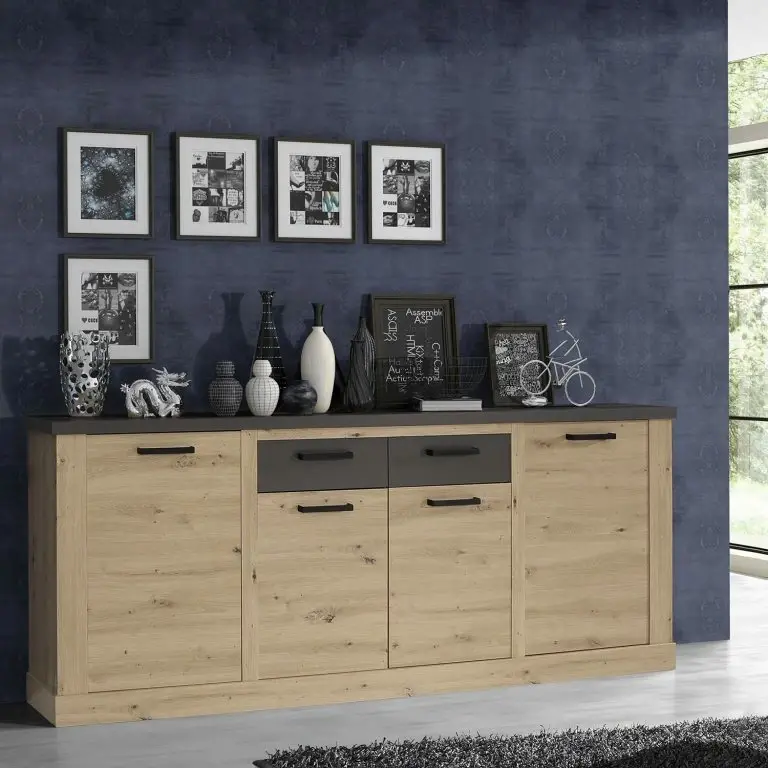 Loftscape Ridgevalley Enfilade Moro II – Imitation Chêne Artisan / Gris