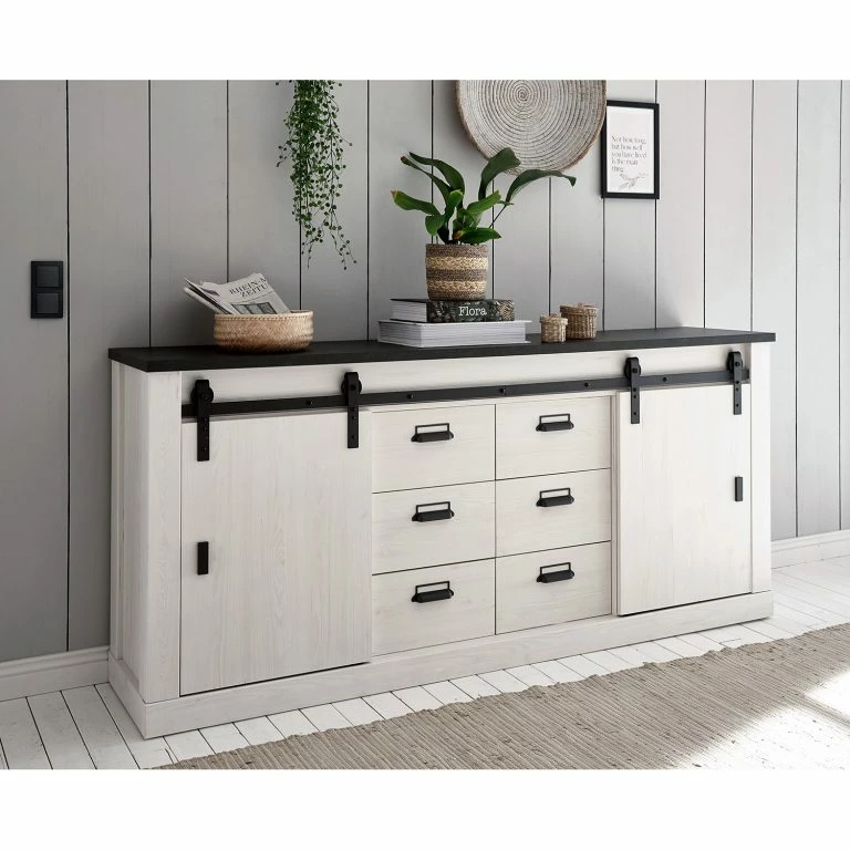 Loftscape Ridgevalley Enfilade Shutter II – Imitation Pin Blanc