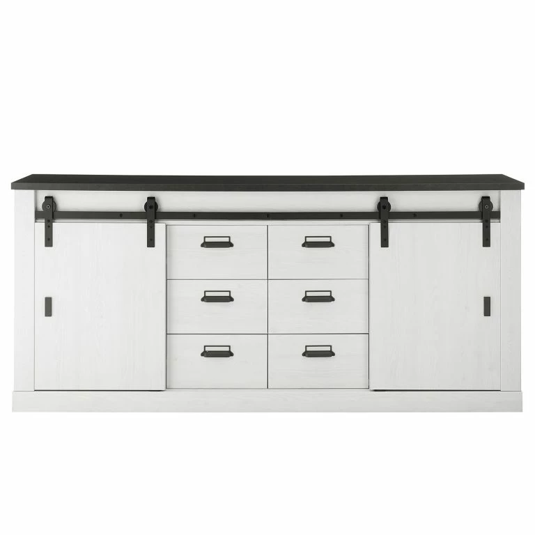 Loftscape Ridgevalley Enfilade Shutter II – Imitation Pin Blanc