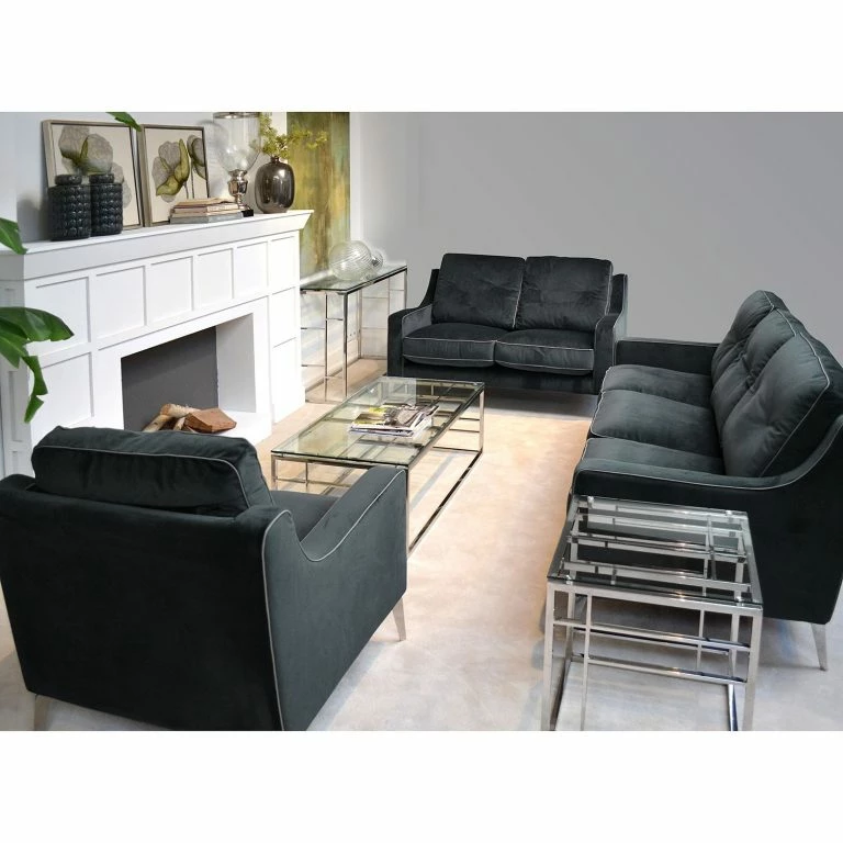 Loftscape Ridgevalley Fauteuil Jarinu – Tissu – Anthracite