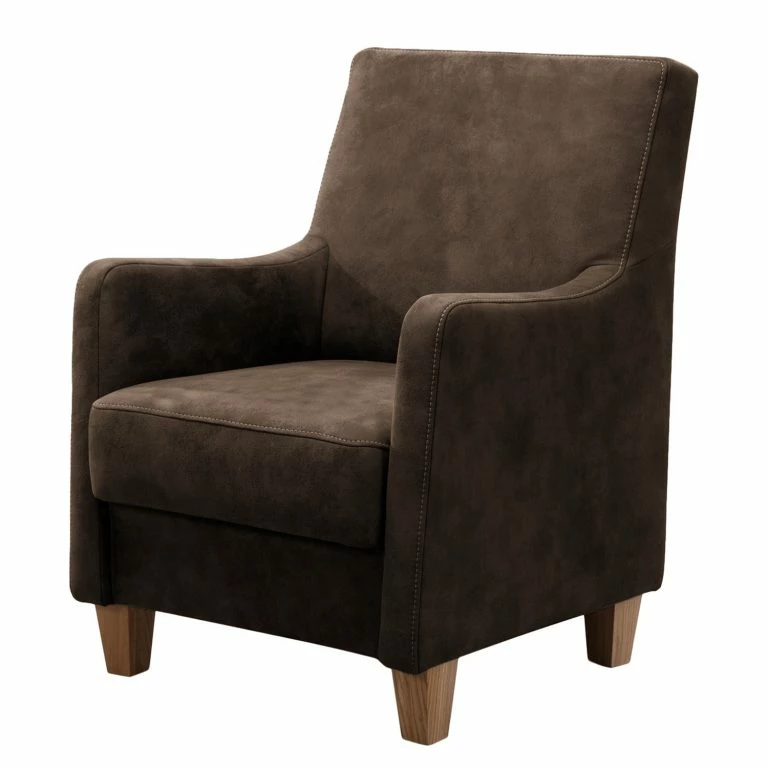 loftscape Ridgevalley Fauteuil Orbeil – Microfibre – Microfibre Flavie: Marron foncé