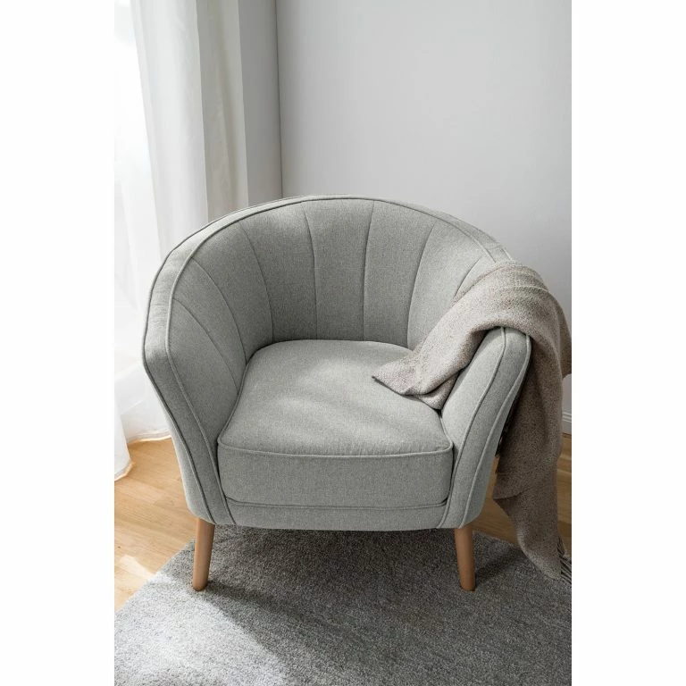 Loftscape Ridgevalley Fauteuil Tarco – Tissu Voer: Gris