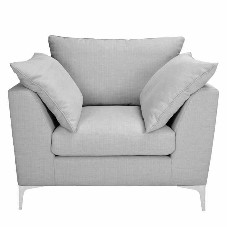 Loftscape Ridgevalley Fauteuil Wiers – Tissu – Gris Clair