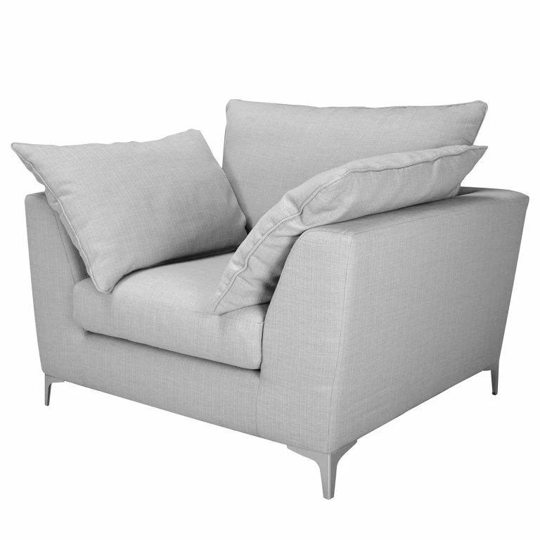 loftscape Ridgevalley Fauteuil Wiers – Tissu – Gris clair
