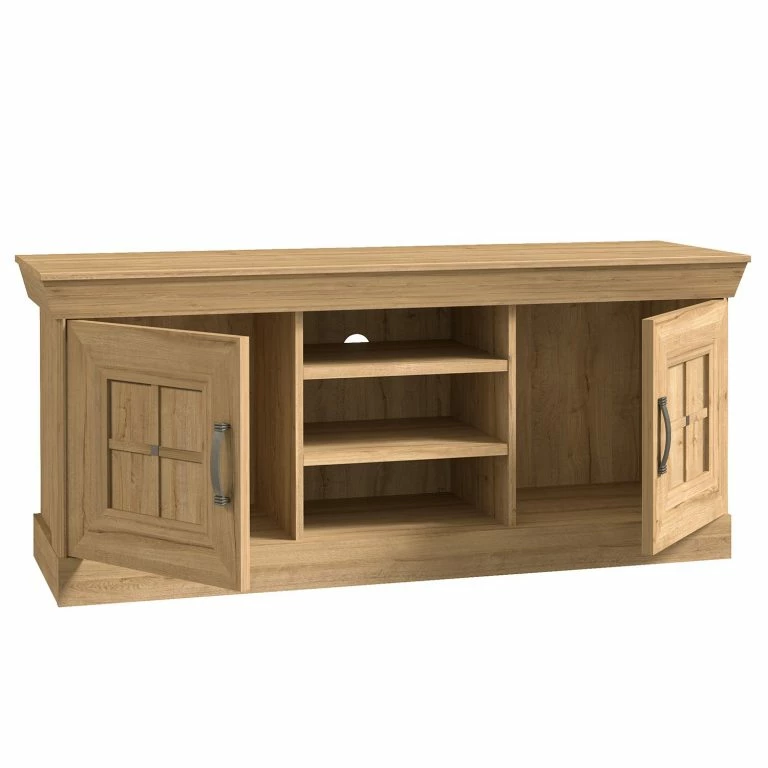 Loftscape Ridgevalley Meuble TV Boolamore – Imitation Chêne