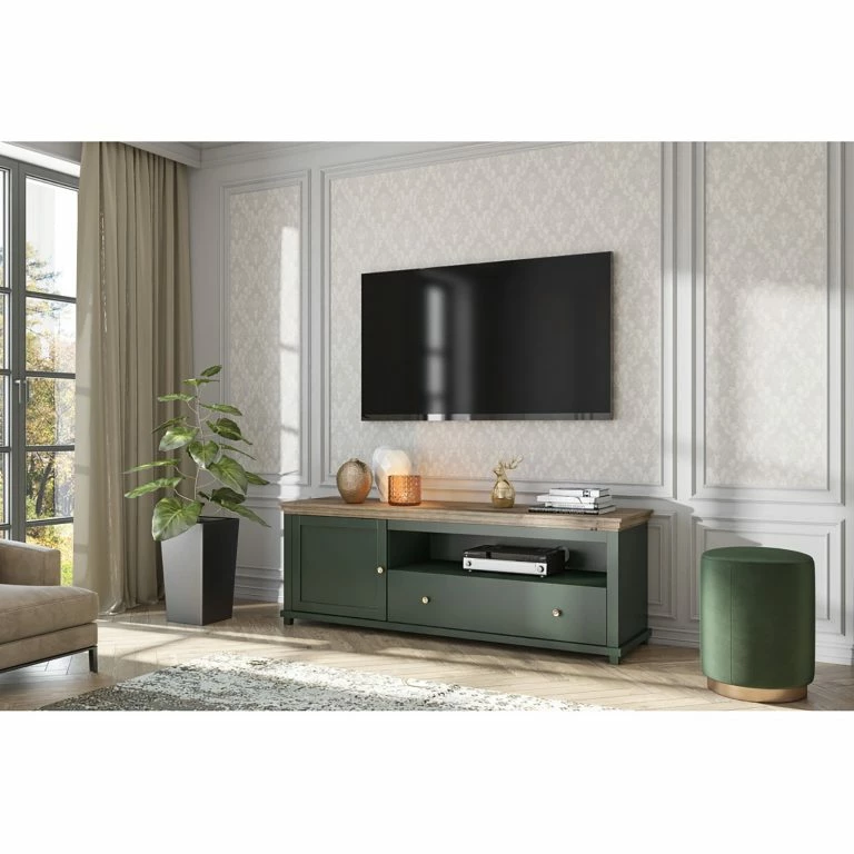 Loftscape Ridgevalley Meuble TV Emmanuela – Vert Foncé