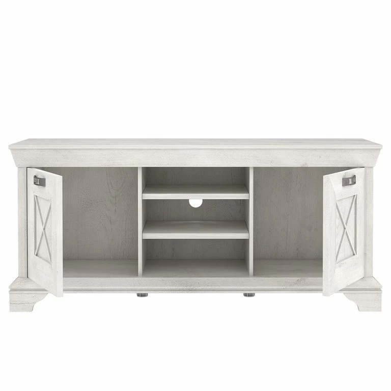 Loftscape Ridgevalley Meuble TV Kimbark II – Imitation Pin Blanc