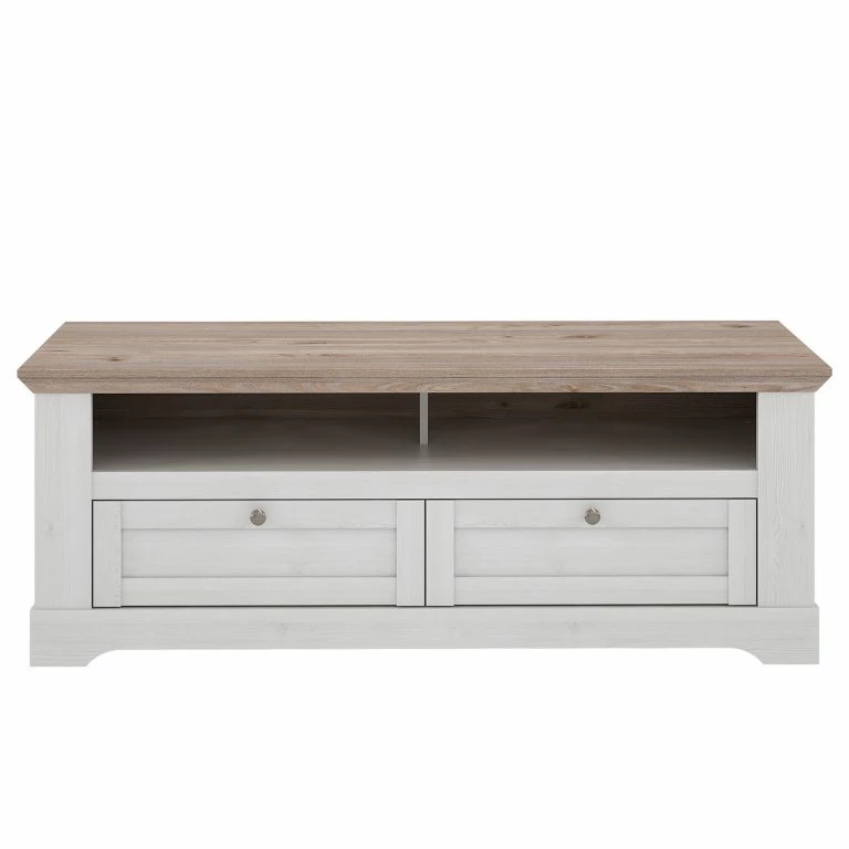 Loftscape Ridgevalley Meuble TV Sandvik II – Imitation Chêne Blanc / Imitation Chêne Nelson