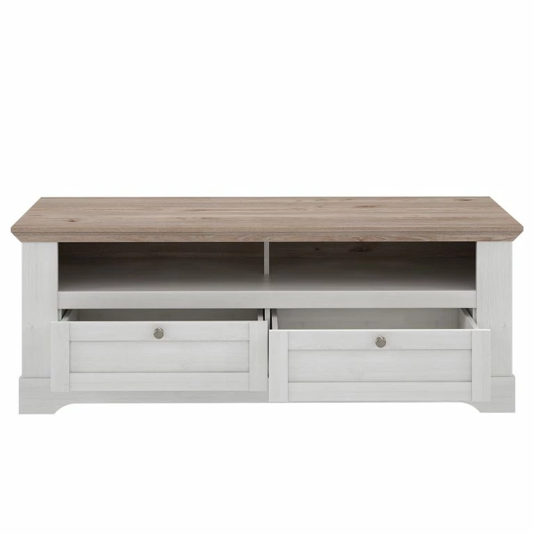 Loftscape Ridgevalley Meuble TV Sandvik II – Imitation Chêne Blanc / Imitation Chêne Nelson