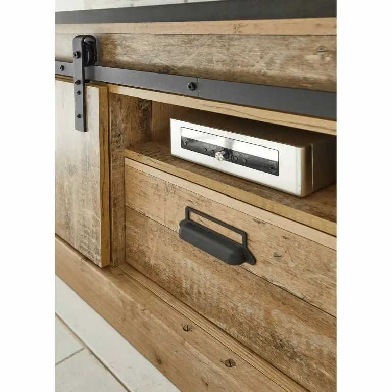 Loftscape Ridgevalley Meuble TV Shutter I – Imitation Chêne