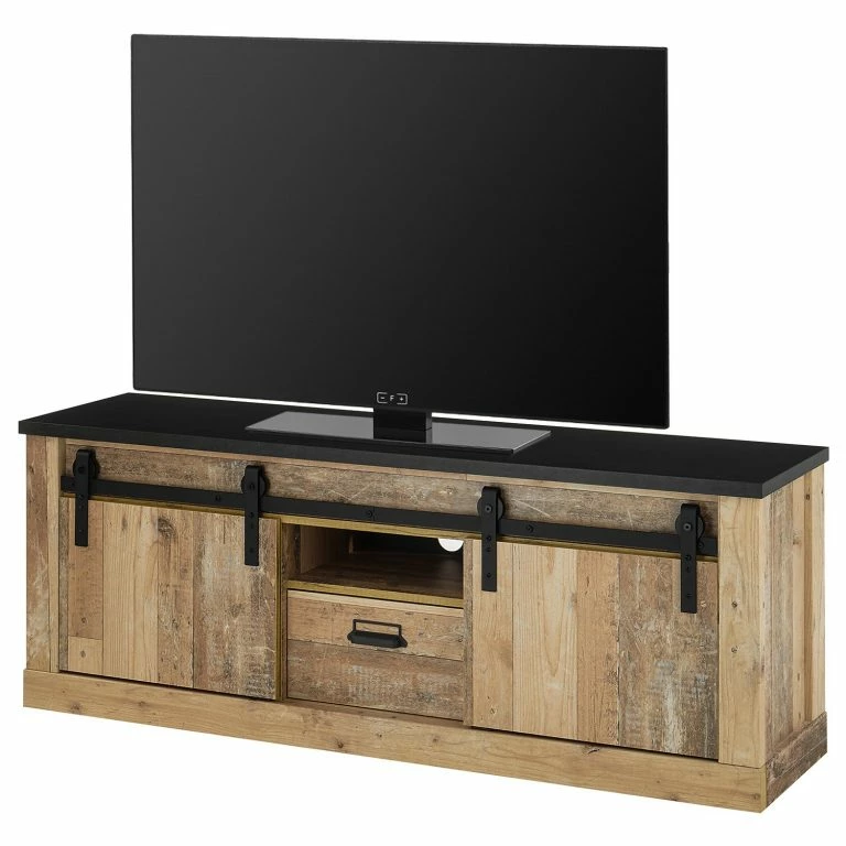 loftscape Ridgevalley Meuble TV Shutter I – Imitation chêne