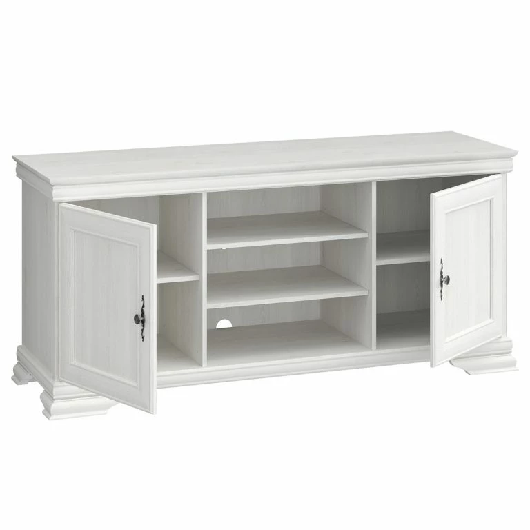 Loftscape Ridgevalley Meuble TV Summerbrook – Imitation Chêne Blanc