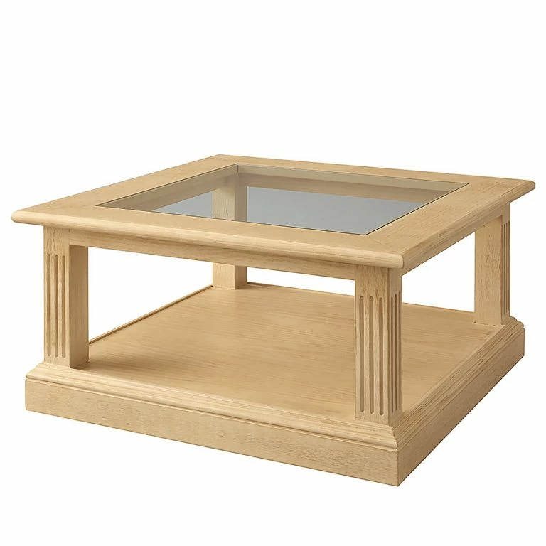 loftscape Ridgevalley Table basse Breddin II – Verre / Pin massif