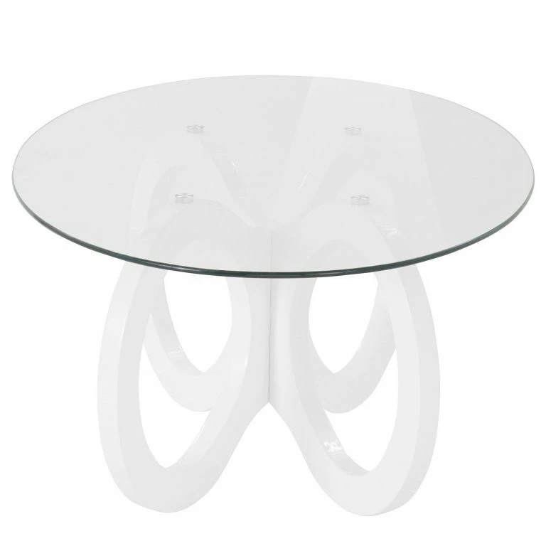 Loftscape Ridgevalley Table Basse Jarva – Verre – Blanc