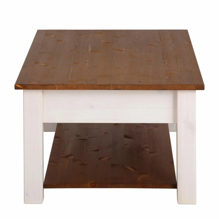 Loftscape Ridgevalley Table Basse Johvi – Pin Massif – Epicéa Blanc / Epicéa Ambre Jaune – Largeur : 100 Cm