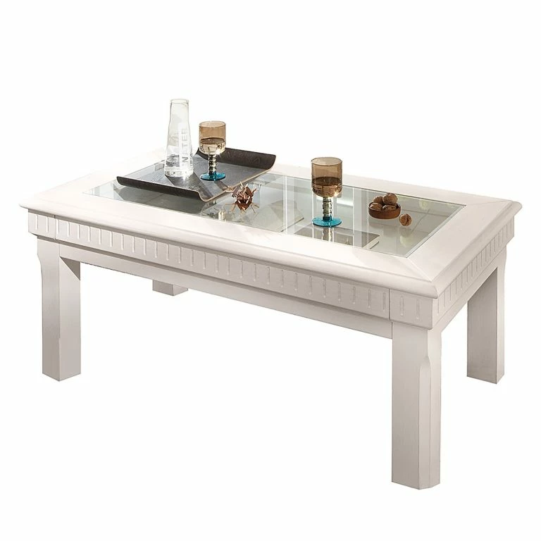 loftscape Ridgevalley Table basse La Carlotta – Pin massif – Crème