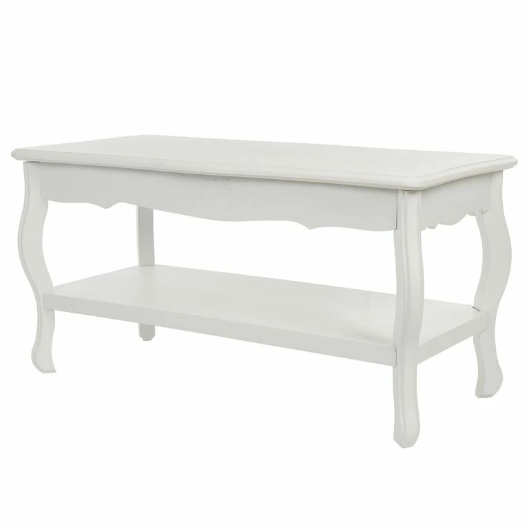 loftscape Ridgevalley Table basse Larchamp – Sapin massif – Blanc