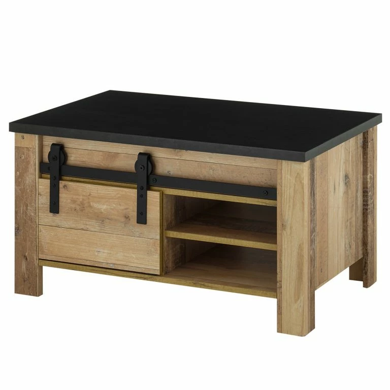 loftscape Ridgevalley Table basse Shutter – Imitation chêne