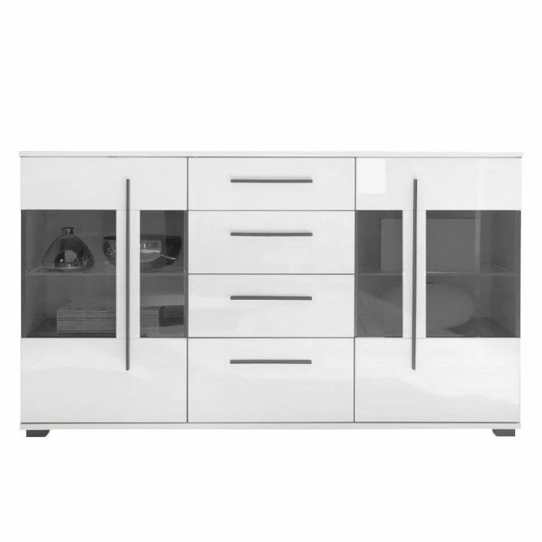 loftscape Roomscape Buffet Farson – Blanc brillant / Blanc