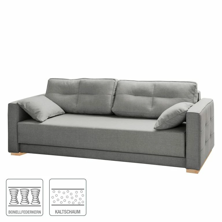 Loftscape Roomscape Canapé Convertible Realico – Gris Argenté