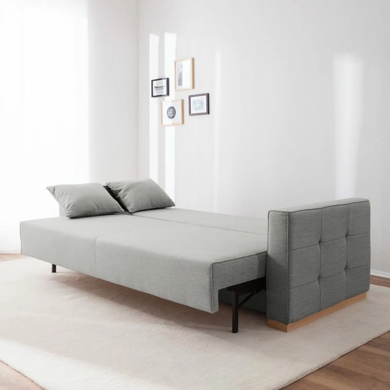 Loftscape Roomscape Canapé Convertible Realico – Gris Argenté
