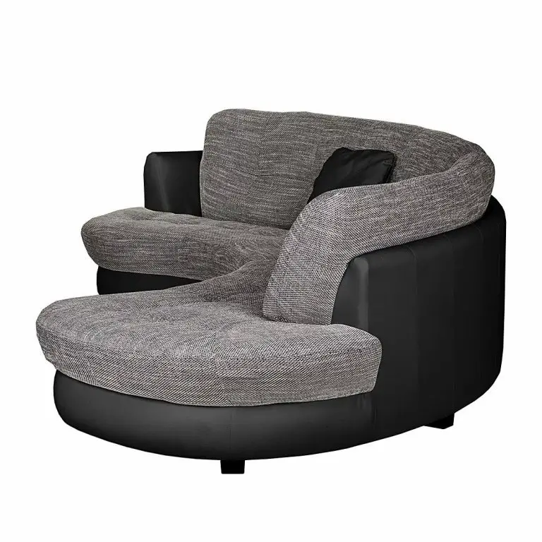 Loftscape Roomscape Canapé D’angle Sabea – Noir / Gris Clair