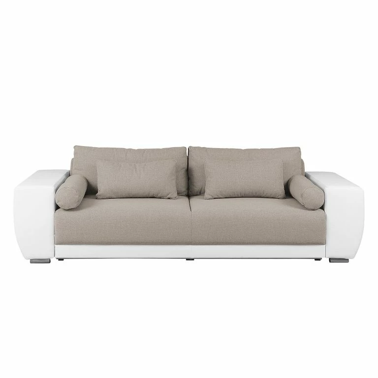 Loftscape Roomscape Grand Canapé Cubba (convertible) – Blanc / Cappuccino