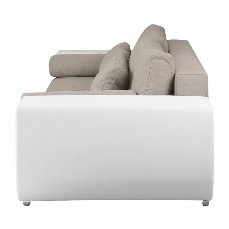 Loftscape Roomscape Grand Canapé Cubba (convertible) – Blanc / Cappuccino