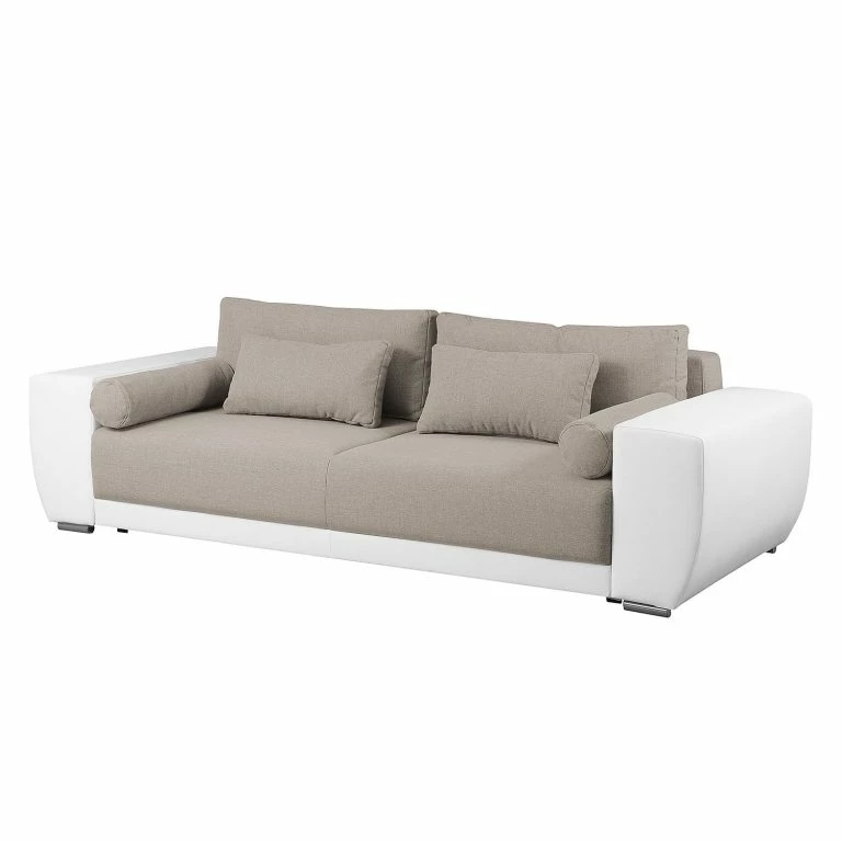 loftscape Roomscape Grand canapé Cubba (convertible) – Blanc / Cappuccino