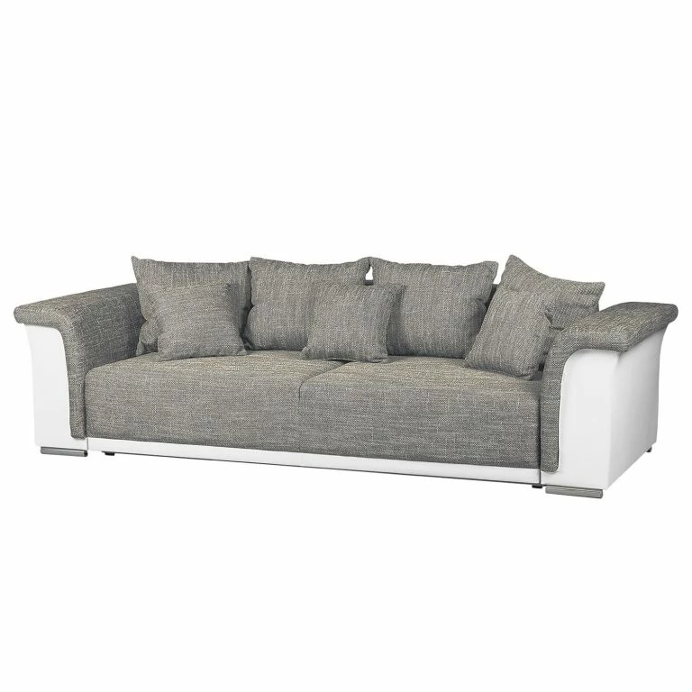 loftscape Roomscape Grand canapé Rockypoint (convertible) – Blanc / Gris
