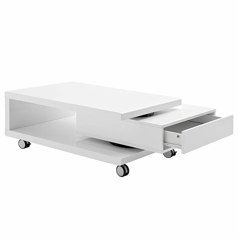 Loftscape Roomscape Table Basse Birte – Blanc Brillant