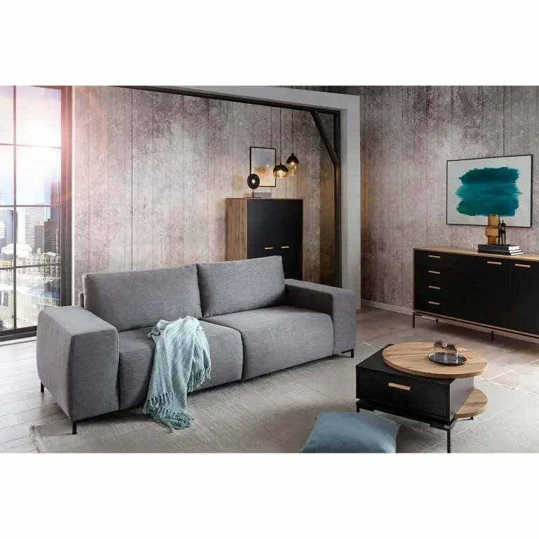 Loftscape Schildmeyer Table Basse Looks I – Noir / Imitation Chêne