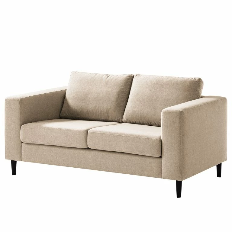 loftscape Studio Copenhagen 2 places Canapé COSO Classic – Tissu Milan : Beige – Hêtre