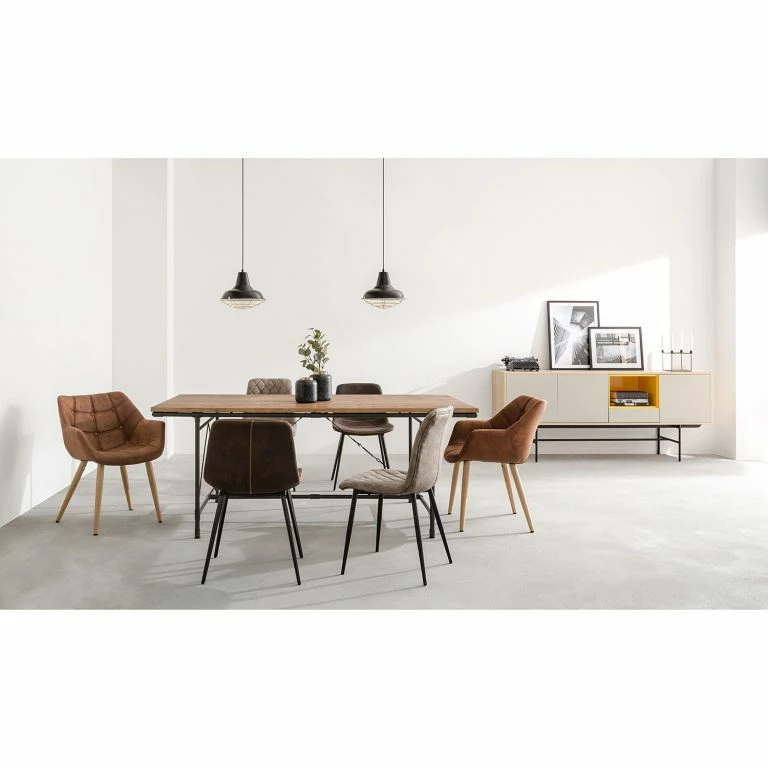 Loftscape Studio Copenhagen Buffet Caspito – Chêne / Gris Clair