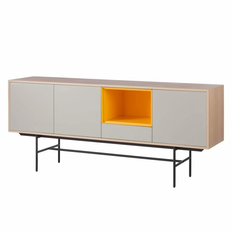 loftscape Studio Copenhagen Buffet Caspito – Chêne / Gris clair
