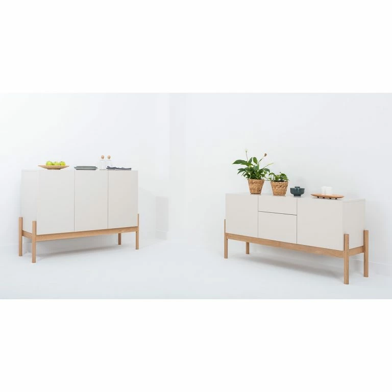 Loftscape Studio Copenhagen Buffet Haut Cooby – Blanc / Chêne