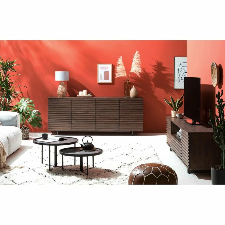 Loftscape Studio Copenhagen Buffet Kirley II – Acacia Massif – Acacia Foncé